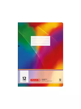BRUNNEN VERLAG | Heft A4 Liniert 9mm 40 Blatt | 